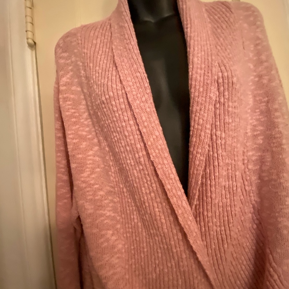 Pink cardigan
